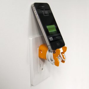 The GOLDIE, offers a colorful way for each business or family member to keep tabs on their iPhone charger