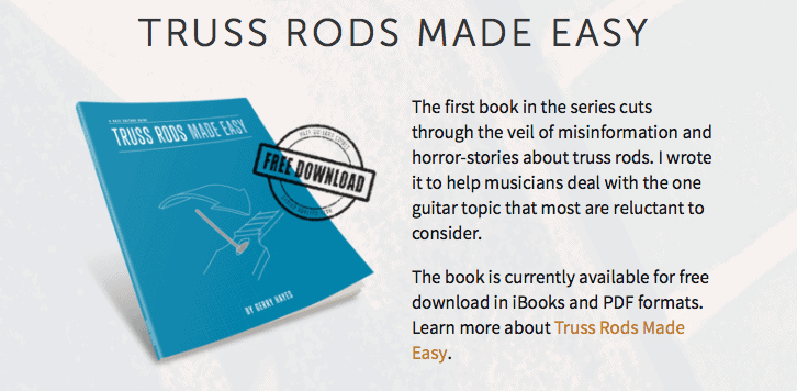 Haze Guitars Releases eBook - Truss Rods Made Easy