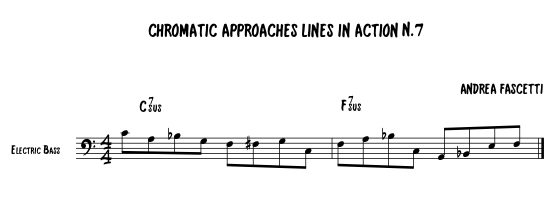 Jazz Improvisation for Bass with Andrea Fascetti- Chromatic Approaches in Action Part 7