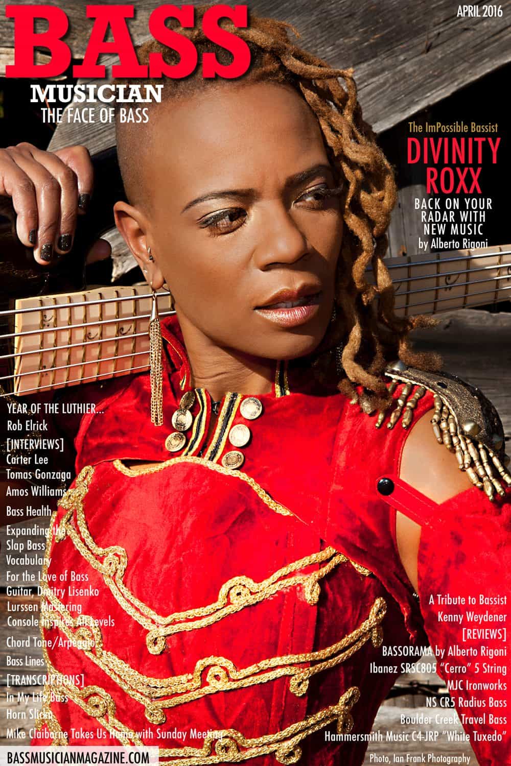Divinity Roxx - Bass Musician Magazine