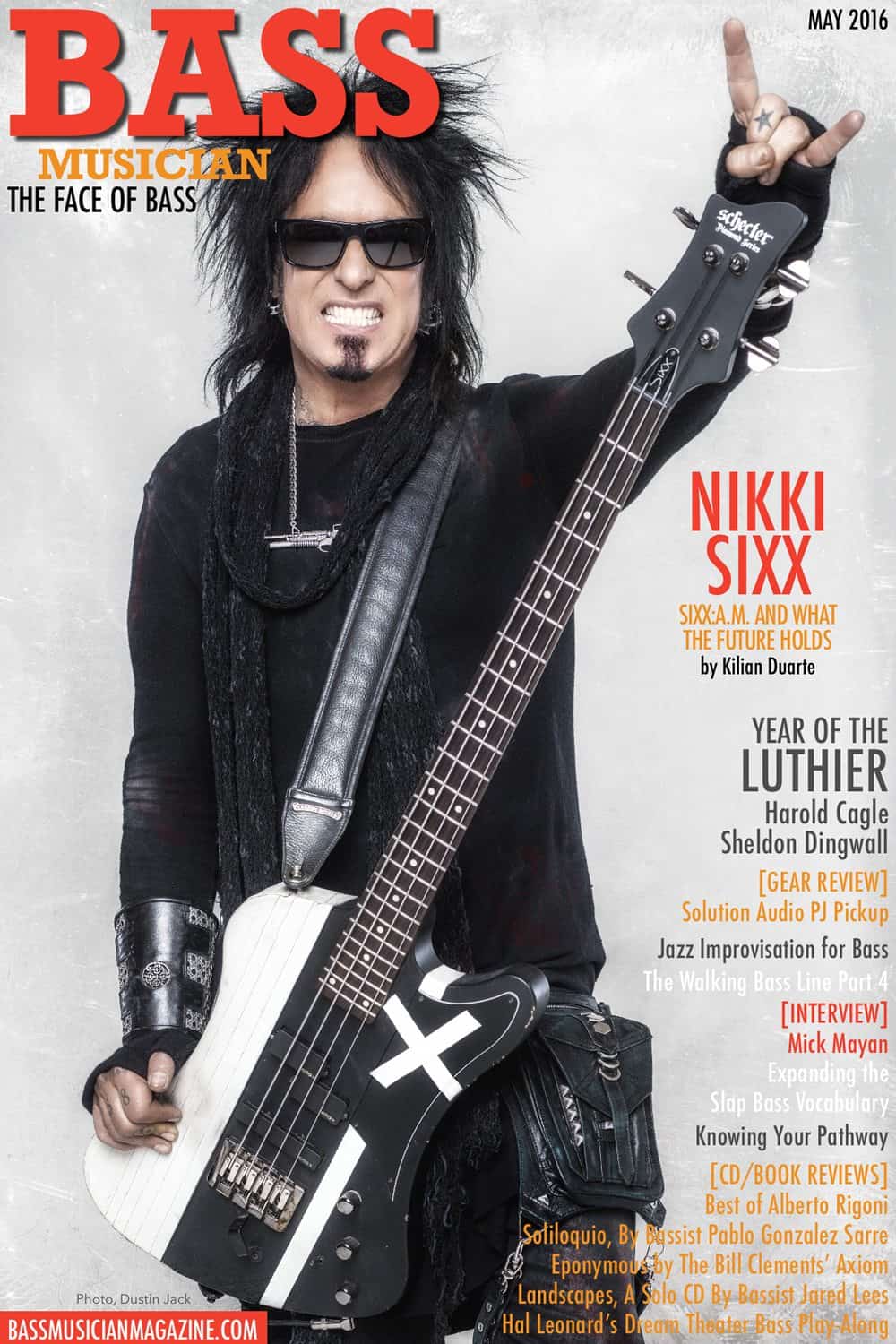 Nikki Sixx, SIXX-A.M. and What the Future Holds – Bass Musician Magazine, May 2016 Issue