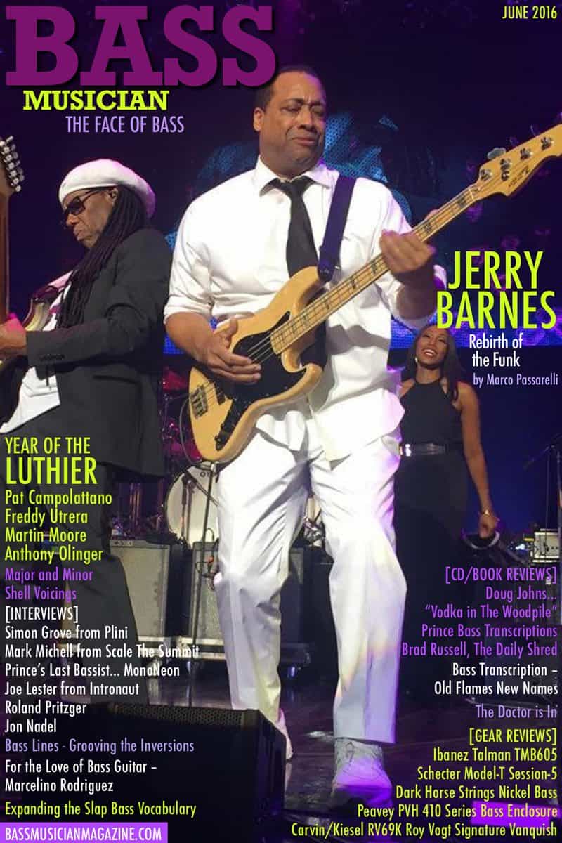 Bass Musician Magazine - Jerry Barnes - June 2016
