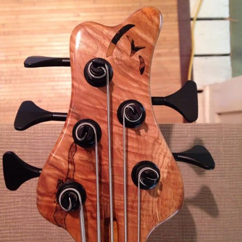 Bass Musician Magazine’s Year of the Luthier – Martin Moore - Headstock Close up