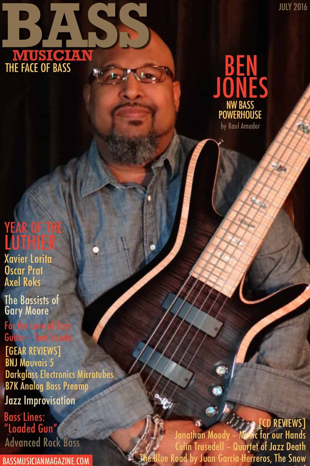 Bass Musician Magazine - Ben Jones - July 2016