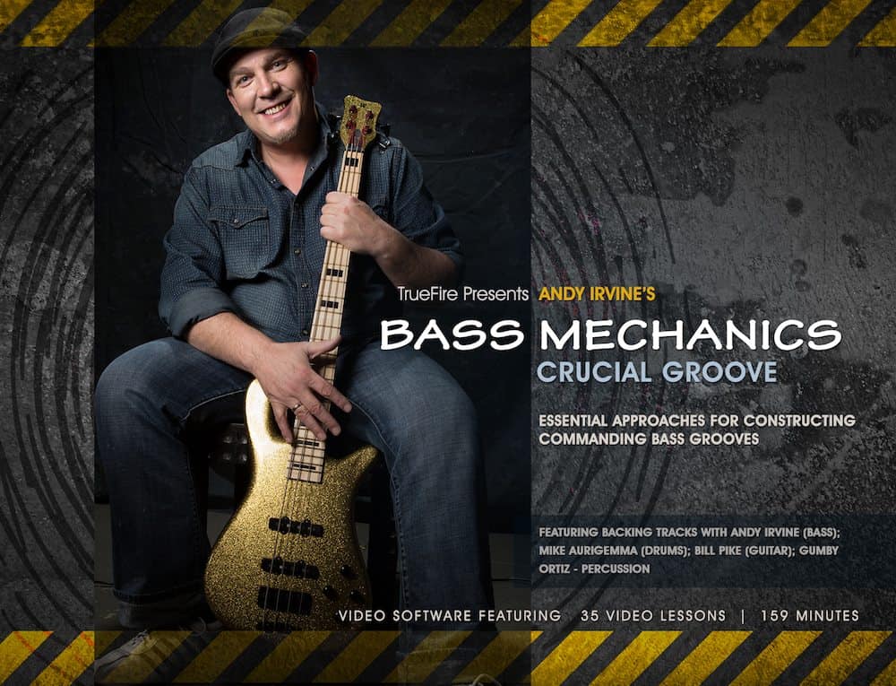 Review - Andy Irvine’s Bass Mechanics Crucial Groove from TrueFire