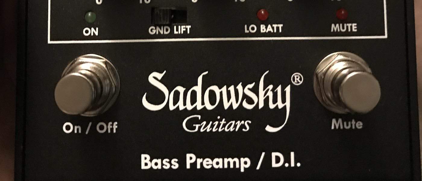 Review - Sadowsky Preamp/DI Pedals SBP 1 and SBP 2 - Bass Musician 