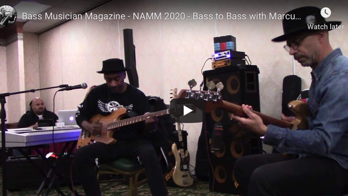 Winter NAMM 2020 - Bass to Bass with Marcus Miller and Oskar Cartaya