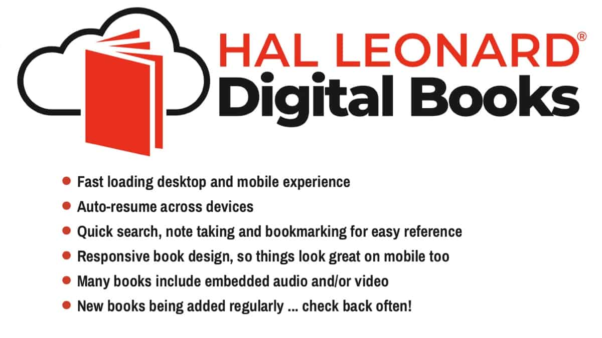 Hal Leonard Launches Revolutionary New Digital Books