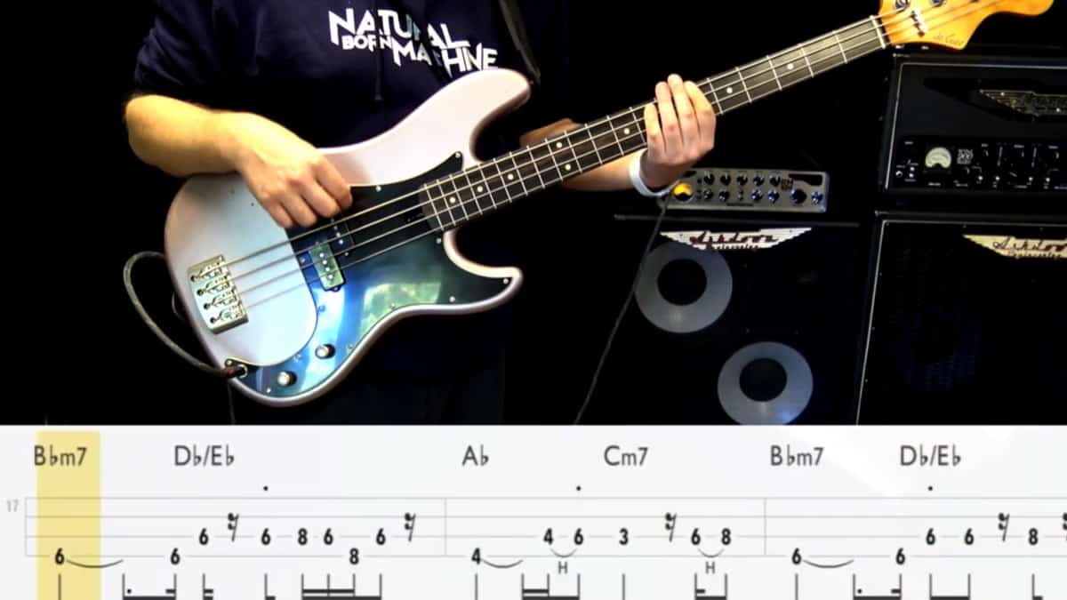 Commodores "Easy" Bass Cover with Play-along Tabs