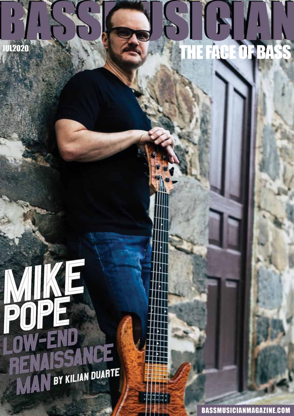Mike Pope – Bass Musician Magazine – July 2020