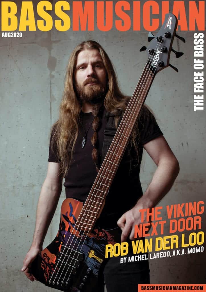 Rob van der Loo - Bass Musician Magazine - August 2020