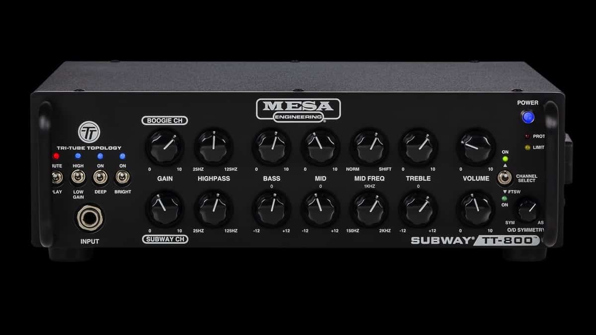 FRONT - Mesa Boogie Subway TT-800 Bass Amplifier