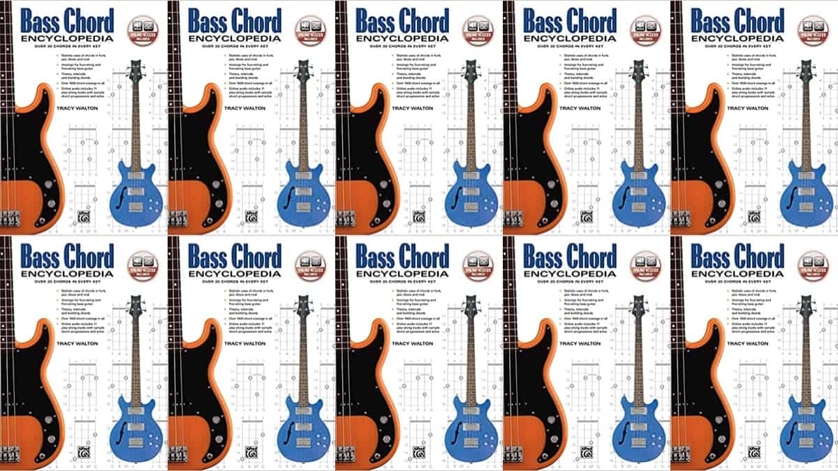 Bass Chord Encyclopedia Bass Guitar Chord Book with CD for 4-String & 5-String 