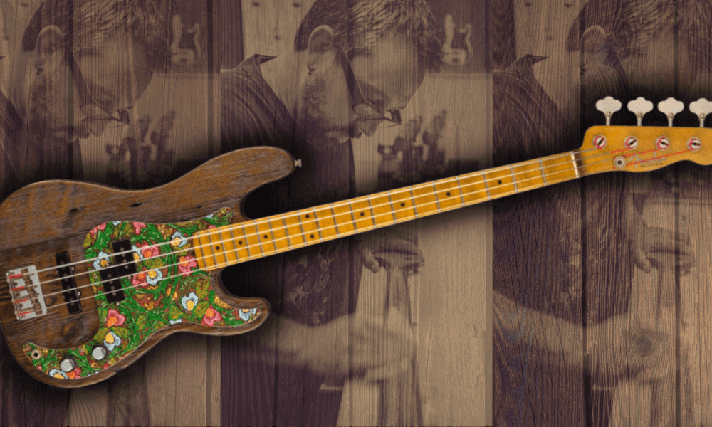 custom fender bass pickguads