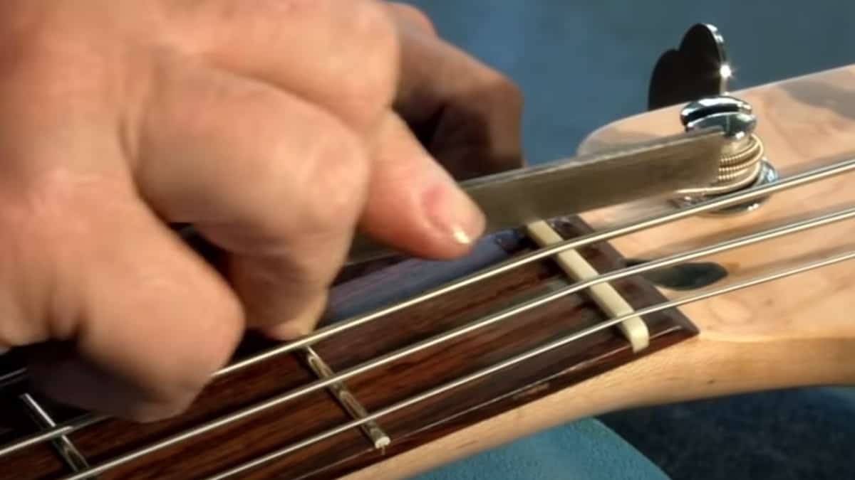 Bass Guitar Maintenance: Setting Up Your Bass Guitar - Nut Action Height Adjustment