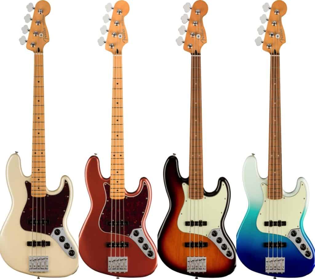 Review- Fender Player Plus Jazz Bass - colors