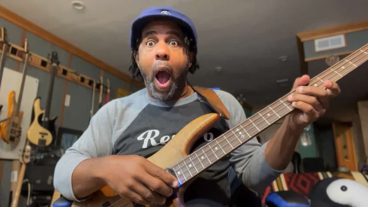 Watch as Bass guitar legend Victor Wooten makes some funk-“e” magic with a surprise instrument from his Reverb Mystery Box...