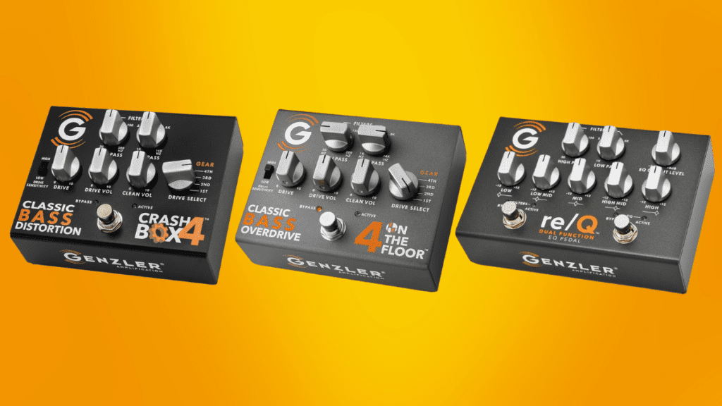 Review: Genzler Amplification Crash Box 4 – Classic Distortion, 4 On The Floor Classic Overdrive, and re/Q Dual Function EQ Pedals