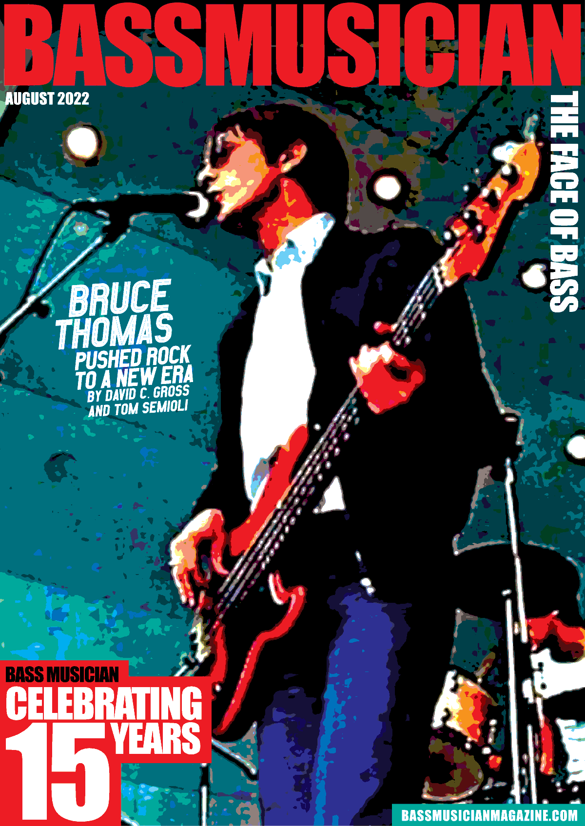 Bruce Thomas - Bass Musician Magazine - August 2022