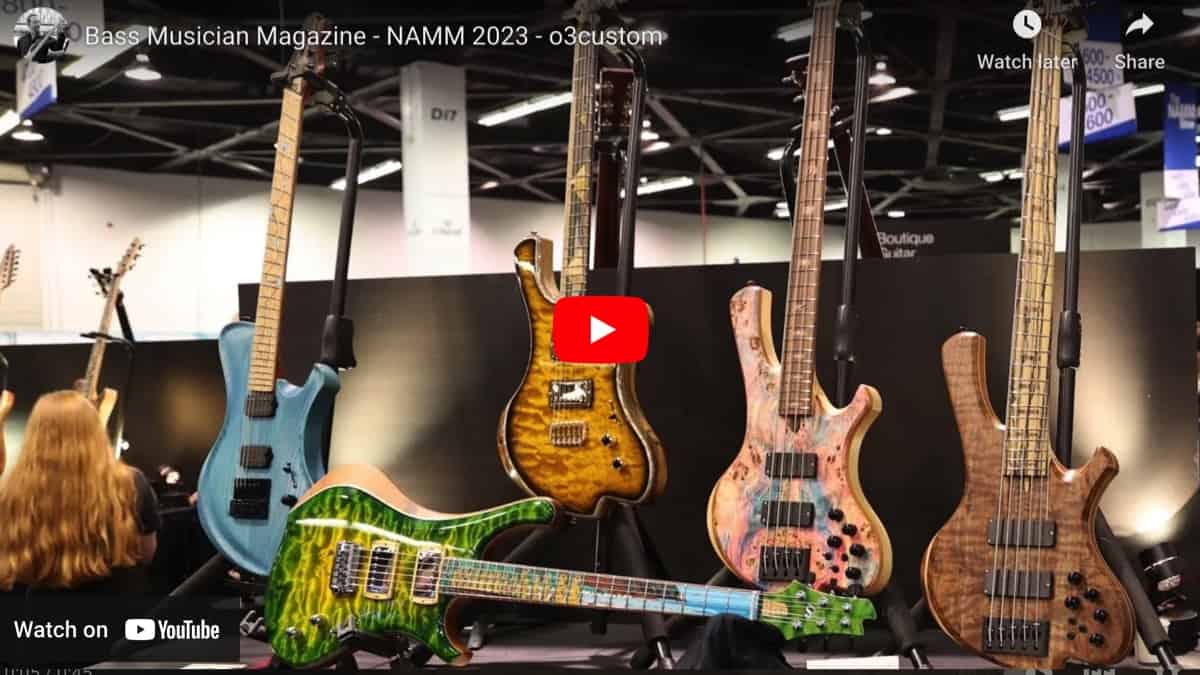 Ian Cohen shares the NAMM 2023 update from o3custom.