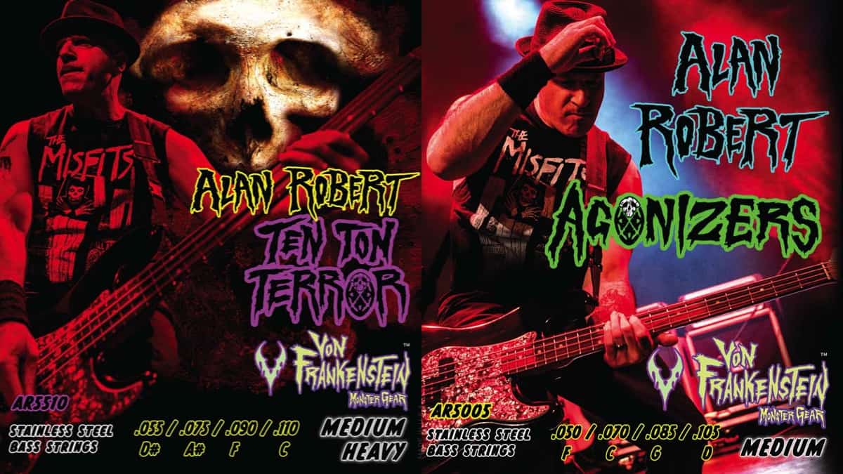 Life of Agony’s Alan Robert and Von Frankenstein Monster Gear Joins Forces to Release New Signature Bass Strings