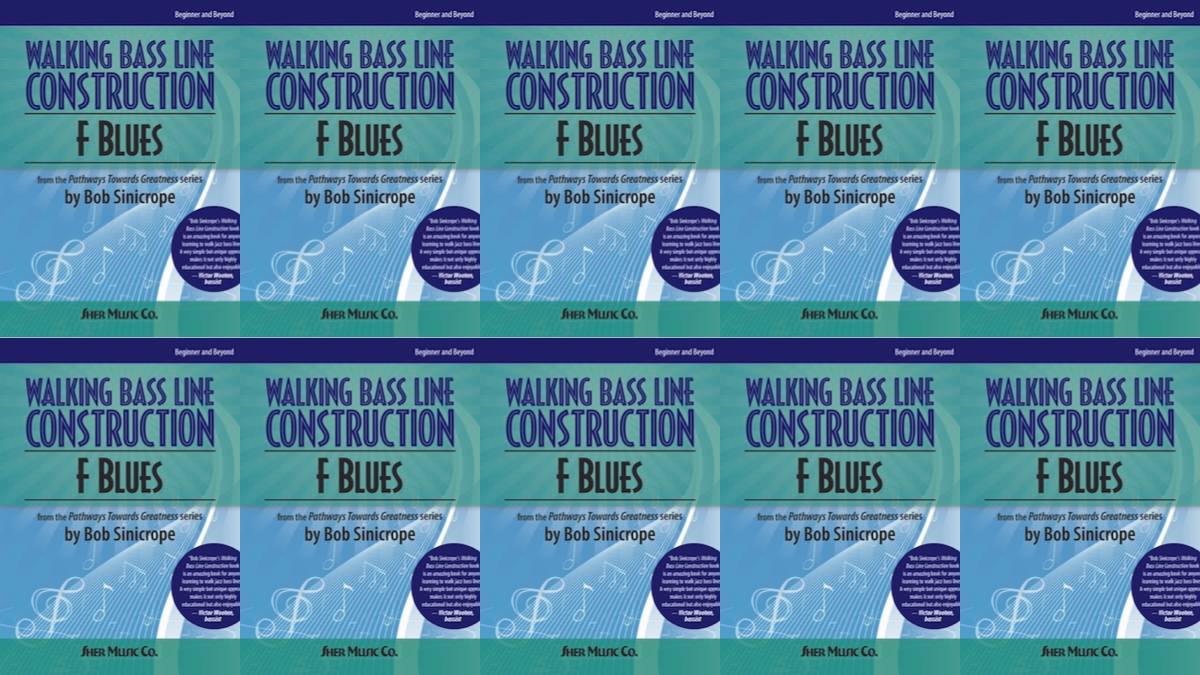 Bass Book: Walking Bass Line Construction - F Blues