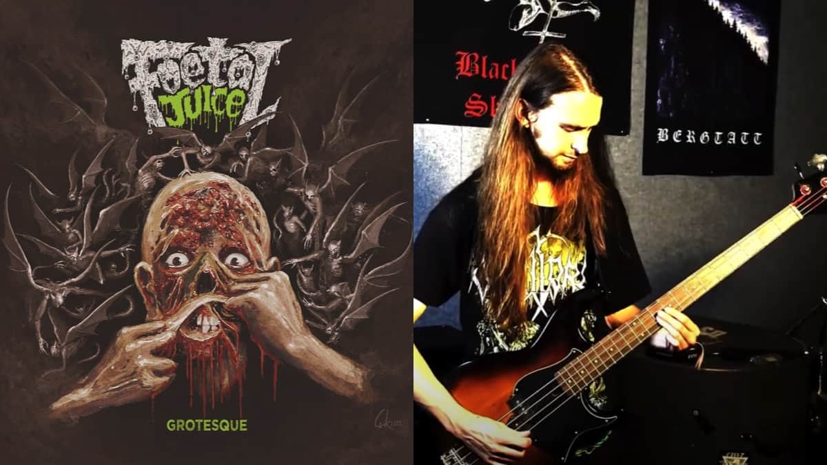 Premiere! Bass Playthrough With Foetal Juice's Bassist Lewis Bridges - From the Album, Grotesque