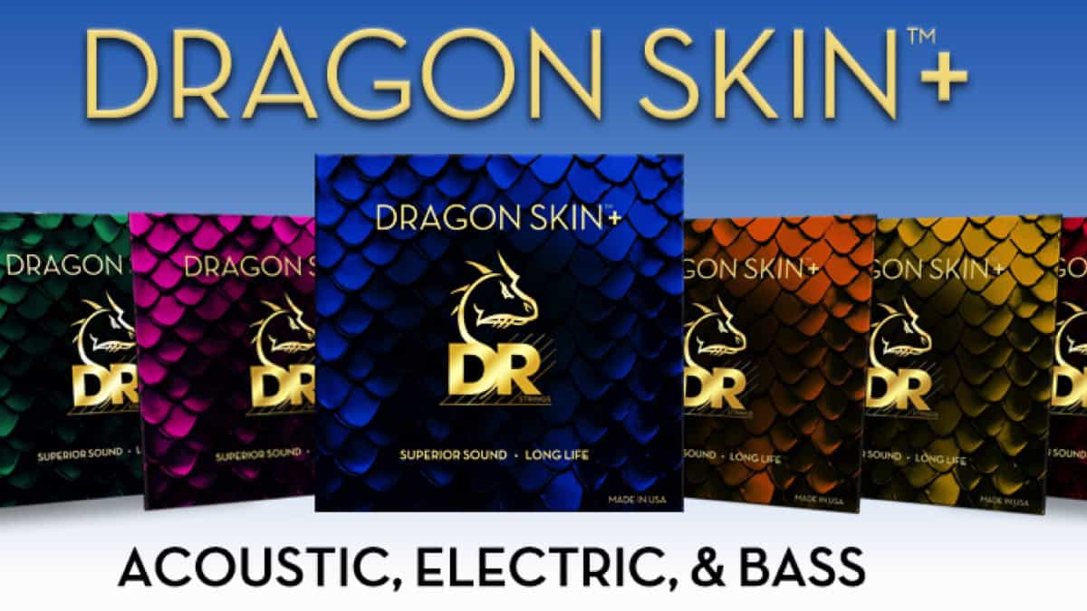 DR Handmade Strings, Inc. is proud to announce their new Dragon Skin+ line of Acoustic, Electric, Bass, Multi-Scale Bass, and Mandolin strings. 