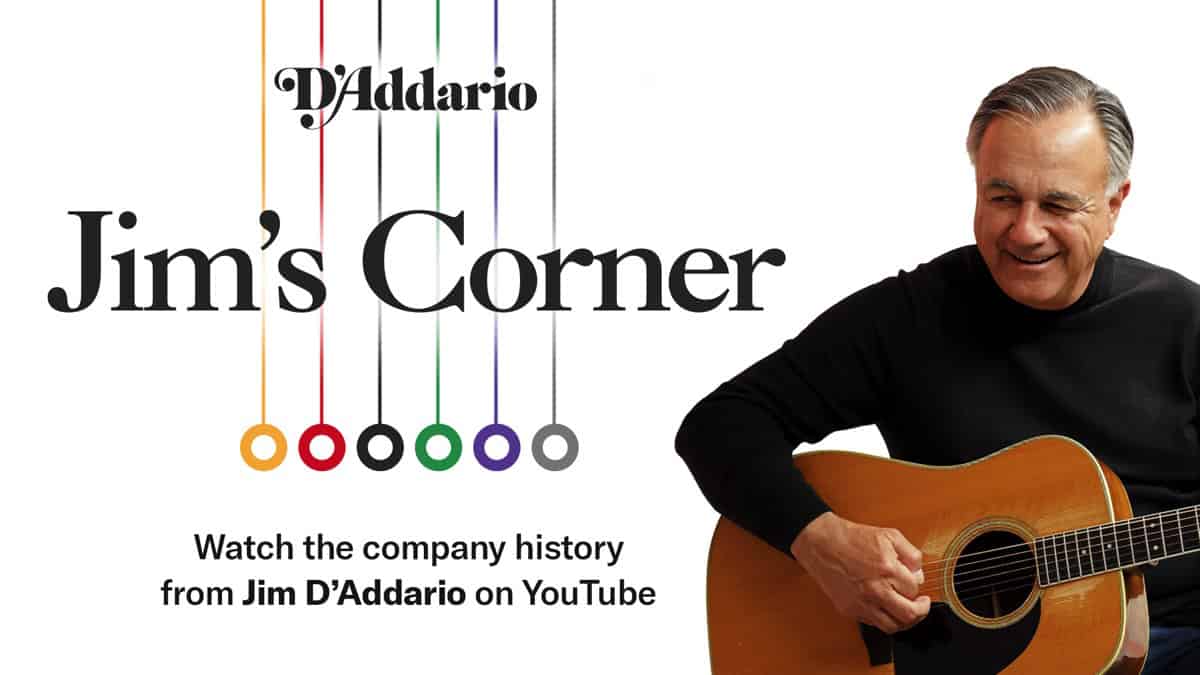 Behind the Strings: D'Addario's Story Comes to Life in "Jim's Corner" YouTube Series
