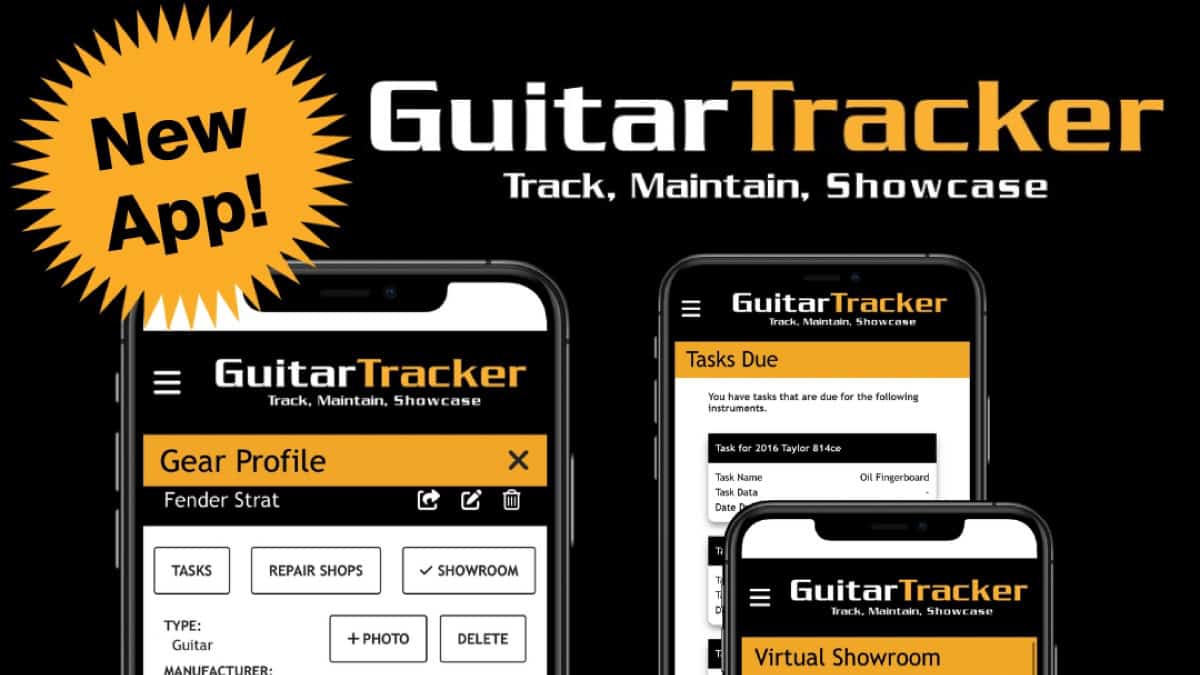 New APP: MusicNomad's Free GuitarTracker App