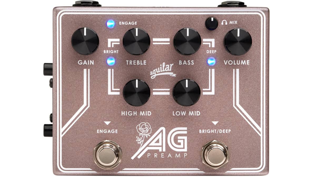 Gear News: Aguilar Amplification Limited Edition Breast Cancer Awareness AG Preamp/DI Pedal